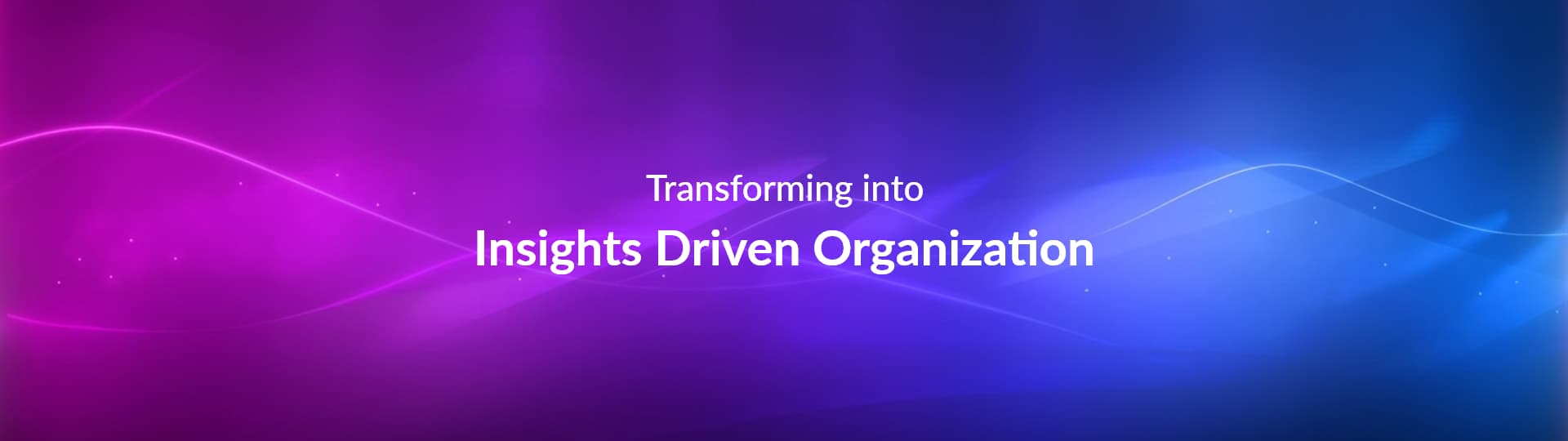 insights driven organization