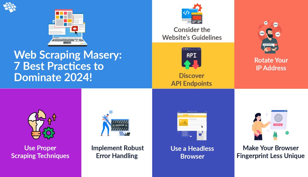 Web Scraping Best Practices: Top 7 You Must Be Aware Of In 2024