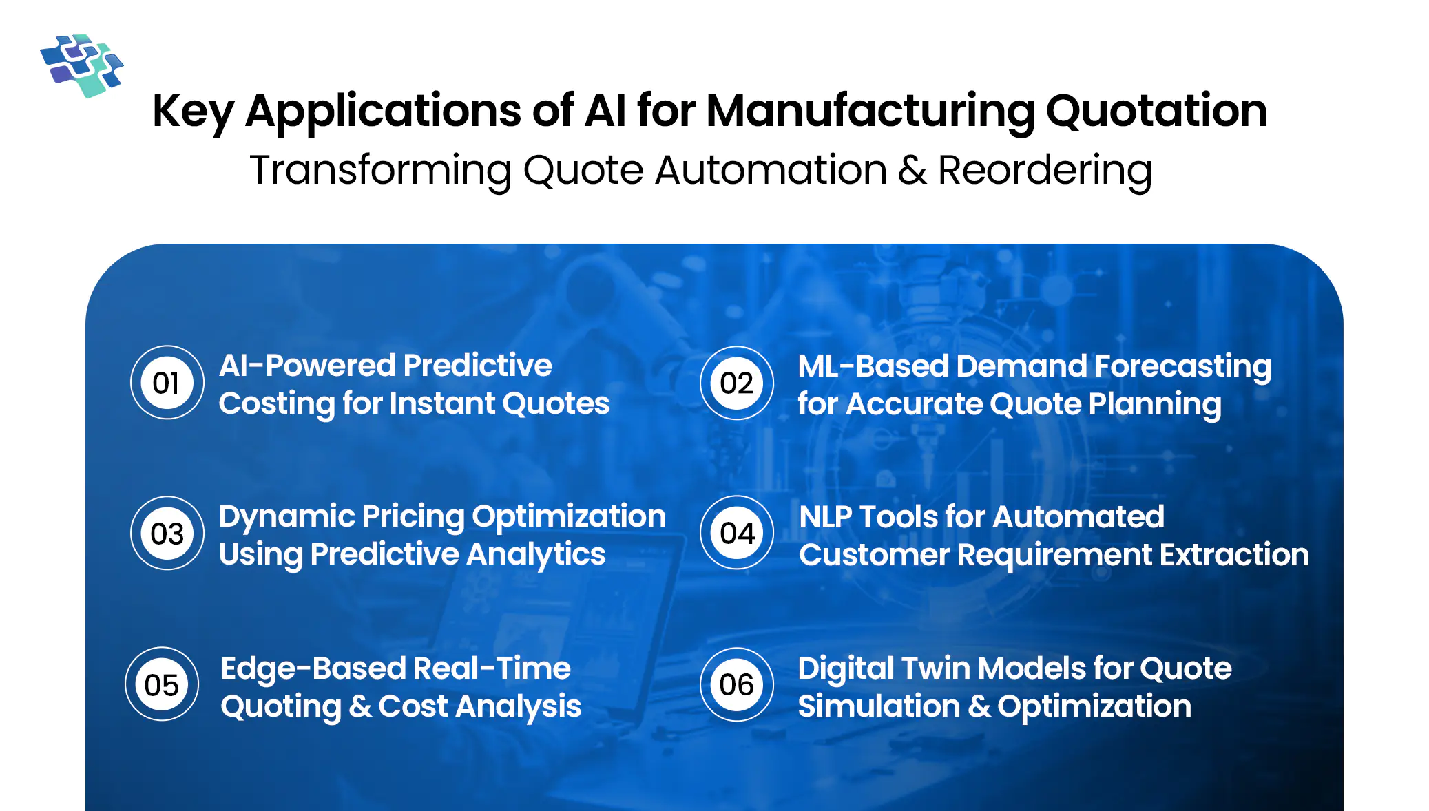 AI for manufacturing quotation applications